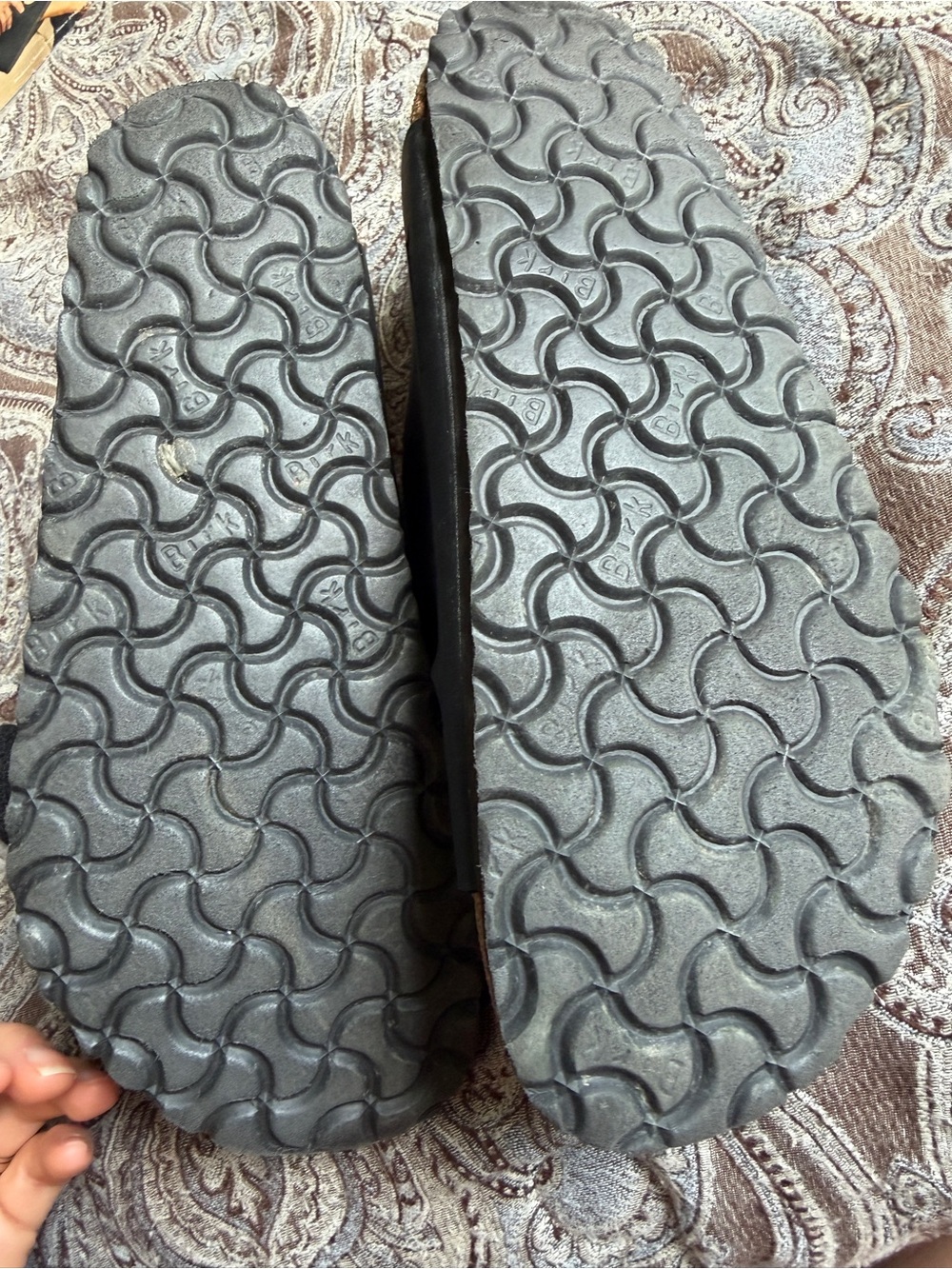 Birkenstock Black Double Buckle Sandals - Picture 5 of 8